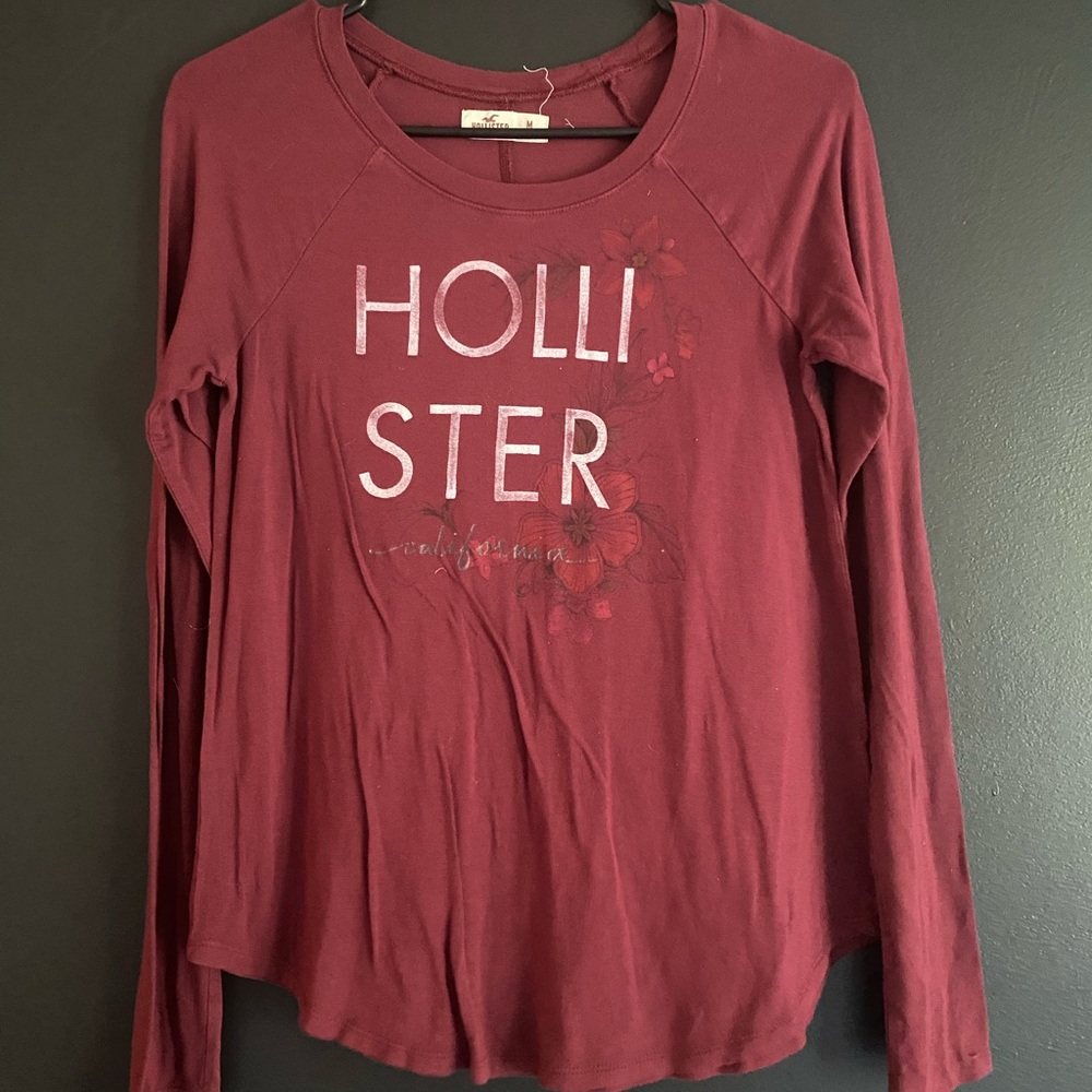 Dark red Hollister shirt